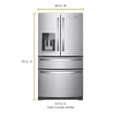 36-Inch Wide French Door Bottom Mount Refrigerator - 25 cu. ft. view 3