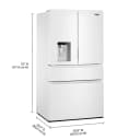 Whirlpool® 29 Cu. Ft. Family-Sized Capacity French Door Refrigerator with Flexible Temperature Drawer view 11