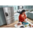 36-inch Wide 4 Door Refrigerator with Prep and Store Bins - 26 Cu. Ft. view 16