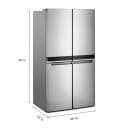 36-inch Wide Counter Depth 4 Door Refrigerator - 19.4 cu. ft. view 31