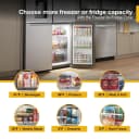 36-Inch Counter Depth 4 Door Refrigerator with Ice Maker in Door view 35