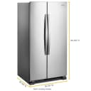 36-inch Wide Side-by-Side Refrigerator - 25 cu. ft. view 6