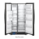 36-inch Wide Side-by-Side Refrigerator - 25 cu. ft. view 16