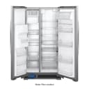 36-inch Wide Side-by-Side Refrigerator - 25 cu. ft. view 4