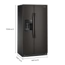36-inch Counter Depth Side-by-Side Refrigerator with TruCool™ System view 3