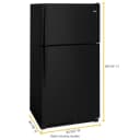 33-inch Wide Top Freezer Refrigerator - 20 cu. ft. view 6