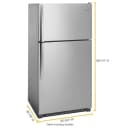 33-inch Wide Top Freezer Refrigerator - 20 cu. ft. view 2