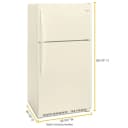 33-inch Wide Top Freezer Refrigerator - 20 cu. ft. view 9