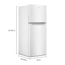 24-inch Wide Small Space Top-Freezer Refrigerator - 11.6 cu. ft. view 10