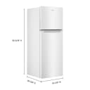 24-inch Wide Small Space Top-Freezer Refrigerator - 12.9 cu. ft. view 2