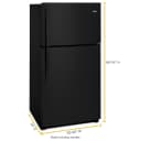 33-inch Wide Top Freezer Refrigerator - 21 cu. ft. view 7