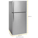 30-inch Wide Top Freezer Refrigerator - 19 cu. ft. view 3