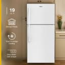 Whirlpool® 30-inch Wide Top Freezer Refrigerator with Total Coverage Cooling- 19 Cu. Ft. view 2