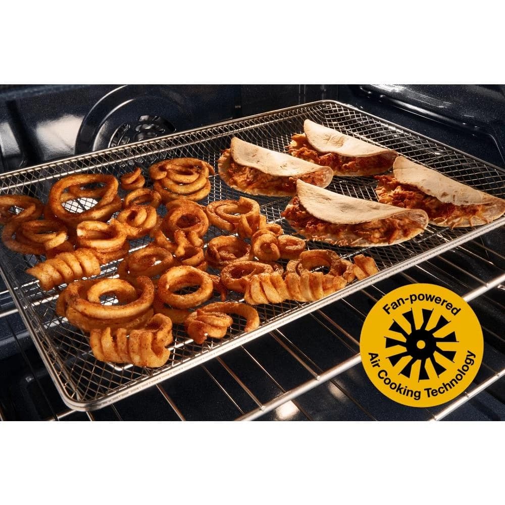 30-inch Electric Smart Range with Air Cooking Technology and Steam Clean