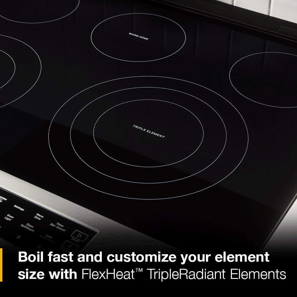 30-inch Electric Smart Range with Air Cooking Technology