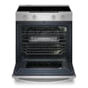 30-inch Smart Slide in Electric Range with Air Cooking Technology, No Preheat Air Fry, WipeClean™ Coating, Steam/Self Clean and High Speed Preheat view 9