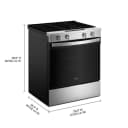 30-inch Gas Range with No Preheat Mode and Slow Cook view 16