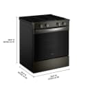 30-inch Gas Smart Range with Air Cooking Technology and Steam Clean view 20