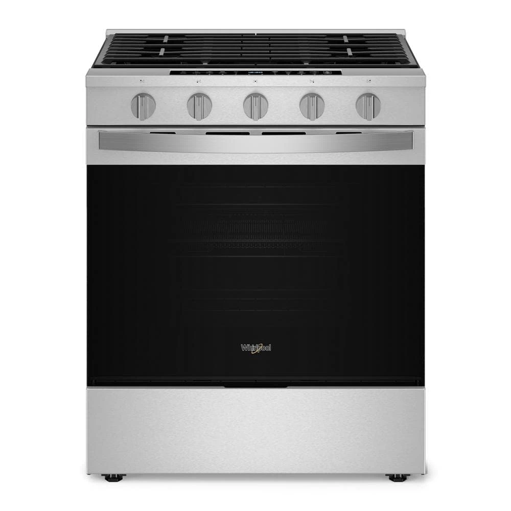 30-inch Smart Slide In Gas Range with Air Cooking Technology, No Preheat Air Fry, Steam/Self Clean and High Speed Preheat