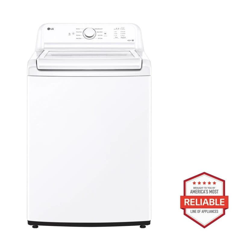 4.1 cu. ft. Capacity Top Load Washer with Agitator and SlamProof Glass Lid
