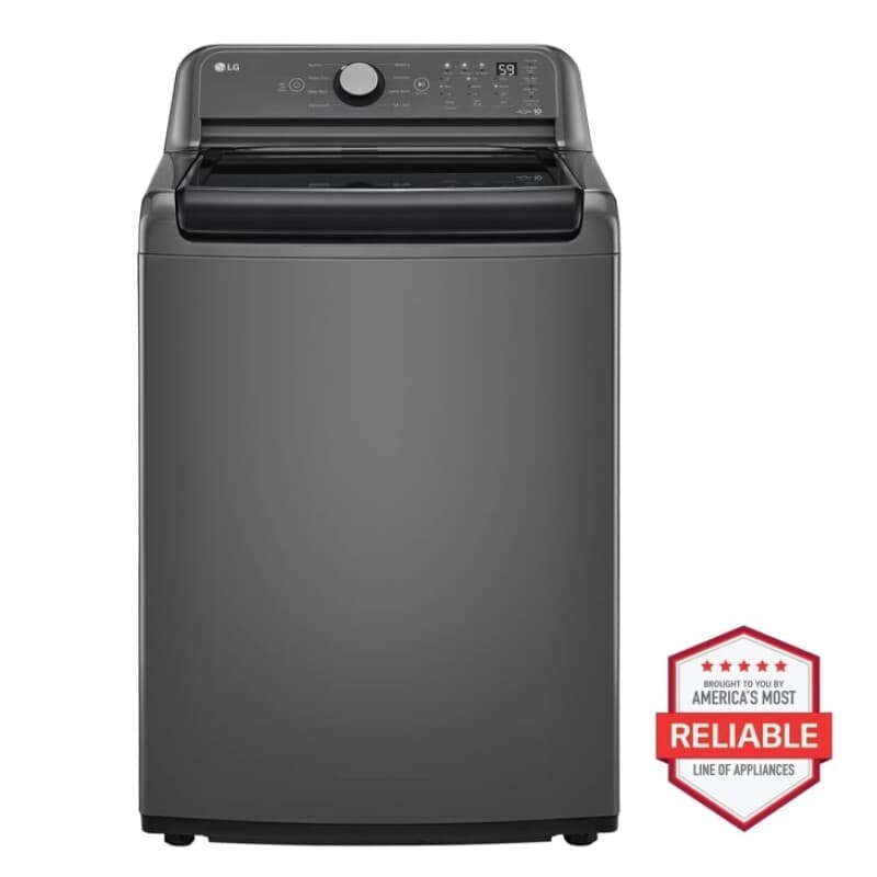 5.0 cu. ft. Top Load Washer with Impeller, TurboDrum™, SlamProof® Glass Lid, & Water Plus