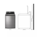 5.3 cu.ft. Mega Capacity Smart wi-fi Enabled Top Load Washer with 4-Way™ Agitator & TurboWash3D™ Technology view 3