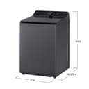 5.5 Cu. Ft. Mega Capacity Smart Top Load Washer With Impeller, Easyunload™ & Ai Sensing view 23