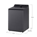 5.3 Cu. Ft. Mega Capacity Smart Top Load Washer With 4-way® Agitator, Easyunload™ & Ai Sensing view 2