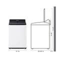 5.5 Cu. Ft. Mega Capacity Smart Top Load Washer With Impeller, Easyunload™, Ai Sensing, Ezdispense®, Water Faucet & Lcd Digital Dial Control view 25