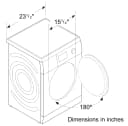 300 Series condenser tumble dryer24'' view 12