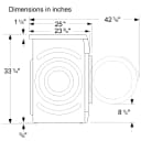 500 Series condenser tumble dryer24'' view 12