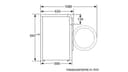 800 Series condenser tumble dryer24'' view 9
