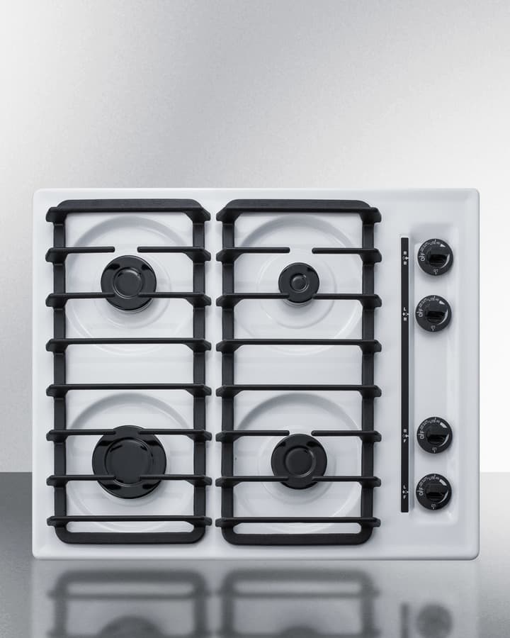 24" Wide 4-Burner Gas Cooktop
