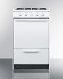 20" Wide Gas Range view 4