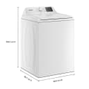 4.1 Cu. Ft. Whirlpool® Top Load Impeller Washer with Quick Wash view 2