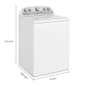 3.8–3.9 Cu. Ft. Whirlpool® Top Load Washer with Removable Agitator view 4