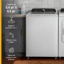 4.7-4.8 Cu. Ft. Top Load Washer with 2 in 1 Removable Agitator view 11
