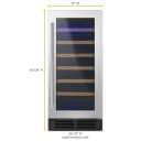 15" Undercounter Wine Center with Towel Handle Bar view 3