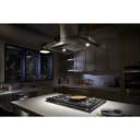 30" Curved Glass Island Mount Range Hood view 9
