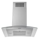 30" Curved Glass Island Mount Range Hood view 10
