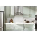 30" Curved Glass Island Mount Range Hood view 12