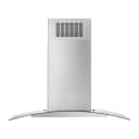 36" Curved Glass Island Mount Range Hood view 3