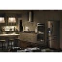 36" Modern Glass Island Mount Range Hood view 5