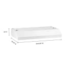 30" Range Hood with Full-Width Grease Filters view 9