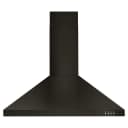 30" Contemporary Black Stainless Wall Mount Range Hood view 1