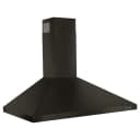 36" Contemporary Black Stainless Wall Mount Range Hood view 3