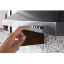36" Contemporary Black Stainless Wall Mount Range Hood view 11