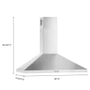 ENERGY STAR® Certified 36" Chimney Wall Mount Range Hood view 2