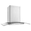 36" Modern Glass Wall Mount Range Hood view 2
