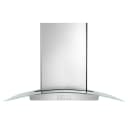 36" Modern Glass Wall Mount Range Hood view 3